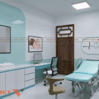 Thiết kế phòng khám sản Tân Đệ hiện đại